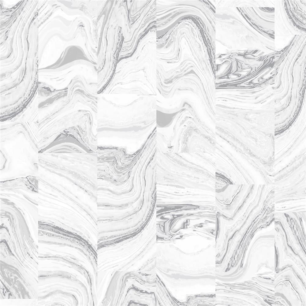 Patton Wallcoverings G67973 Organic Textures Agate Tile Wallpaper